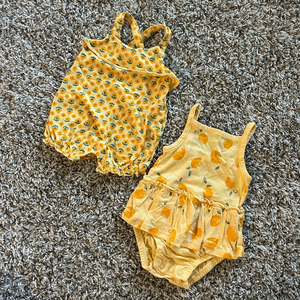 Baby Girl Summer Outfit Bundle - One Piece